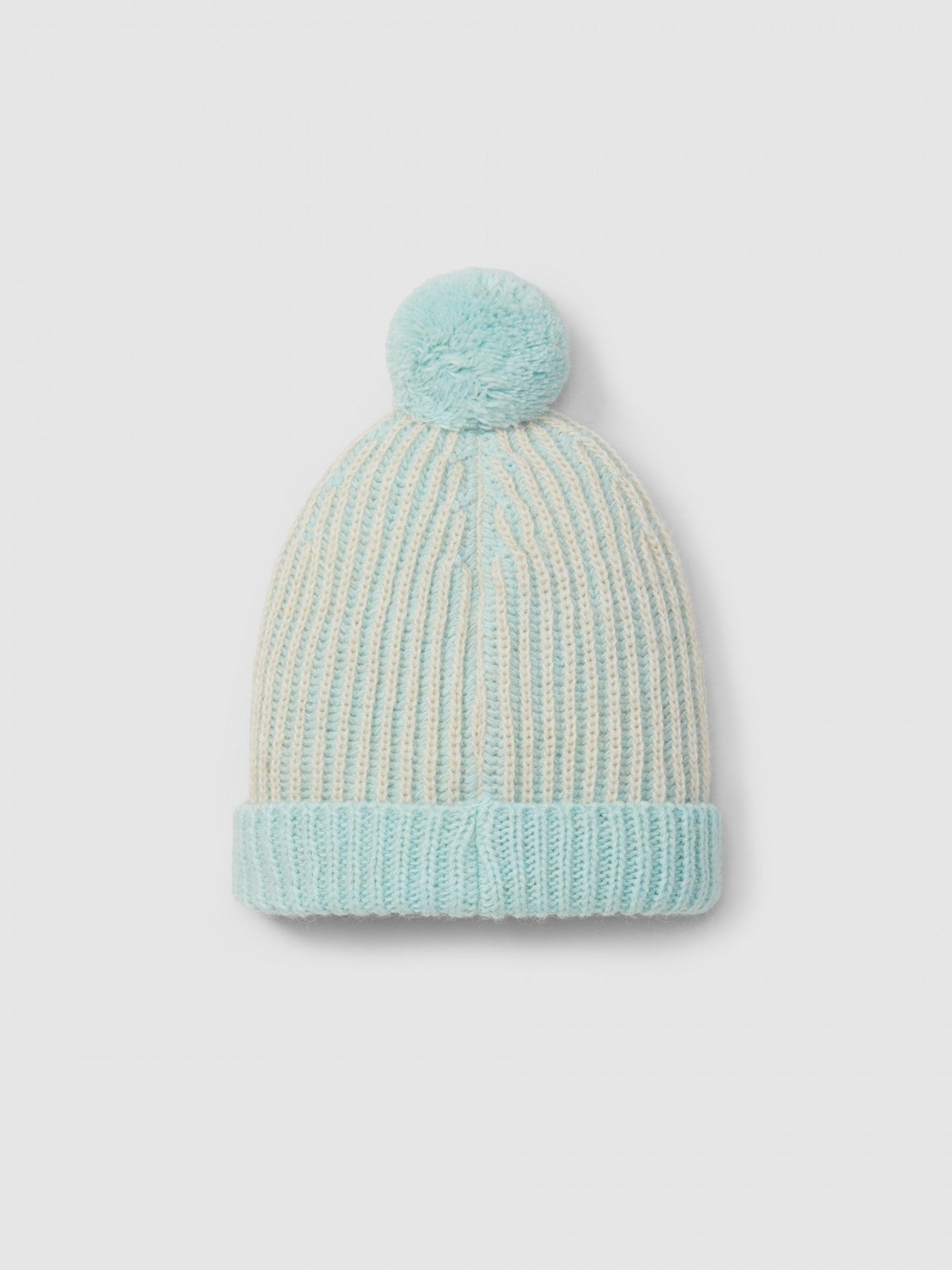 Knitted Beanie - Aqua
