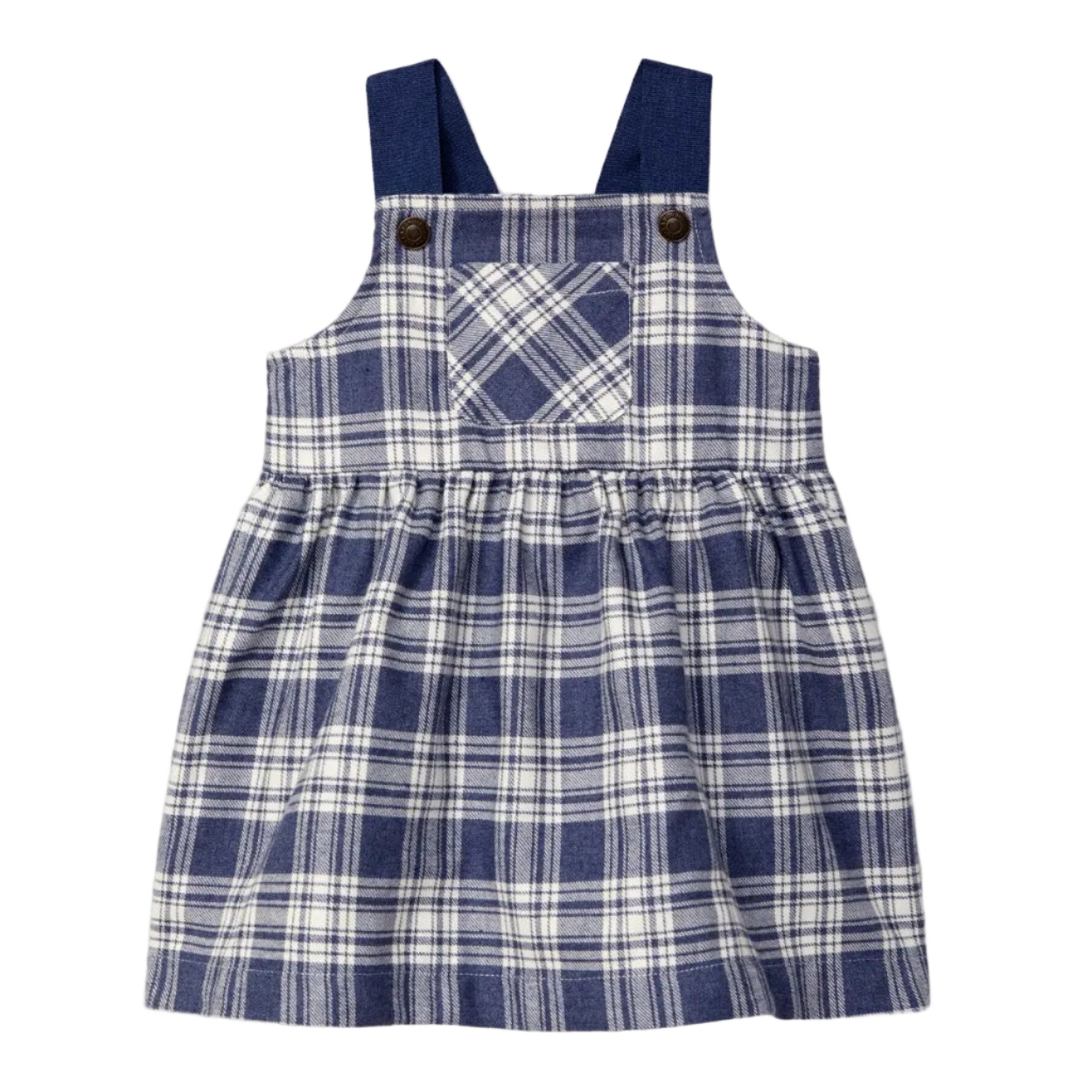 Check Pinafore Dress