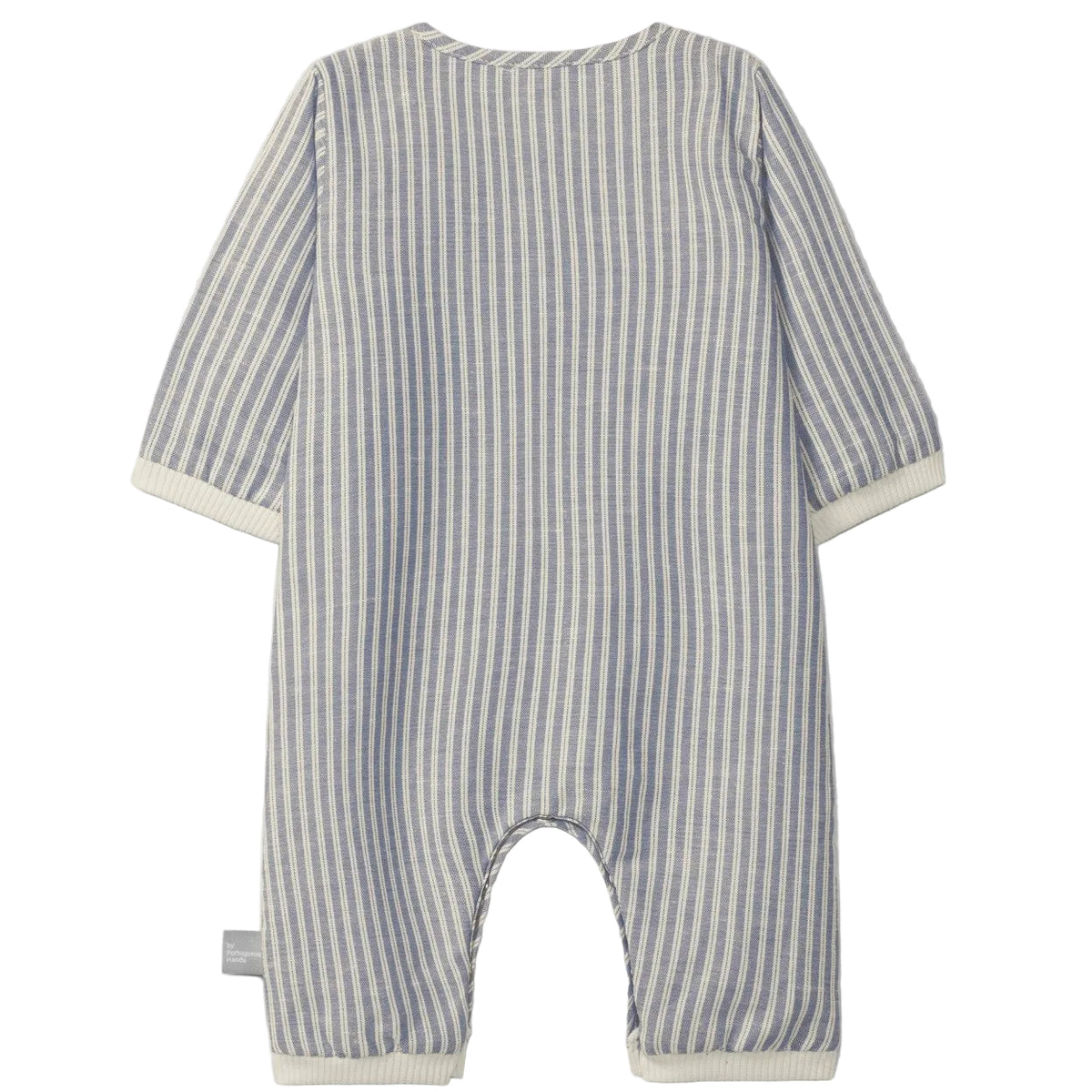 Stripe one-piece with Ties - Indigo