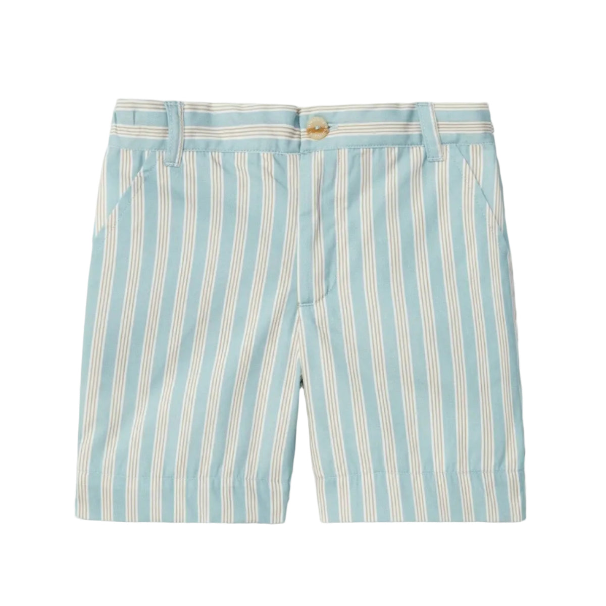 Tailored Stripe Shorts - Azul