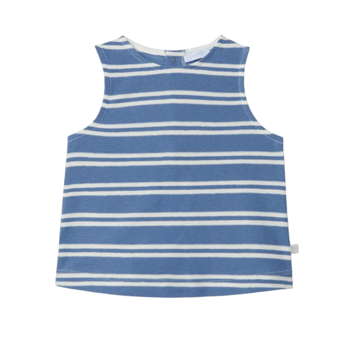 Sleeveless Top - Blue Stripe