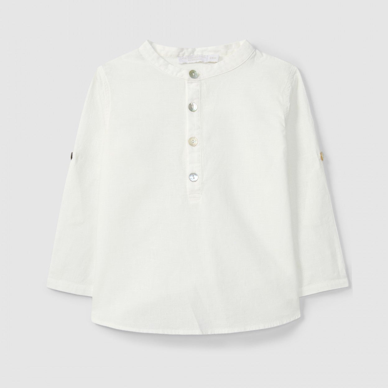 Classic White Linen Shirt