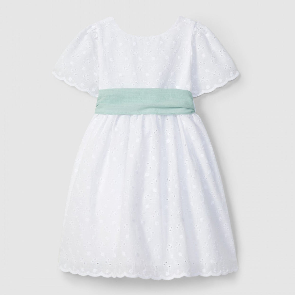 Summer Dress - Aqua Blue Bow