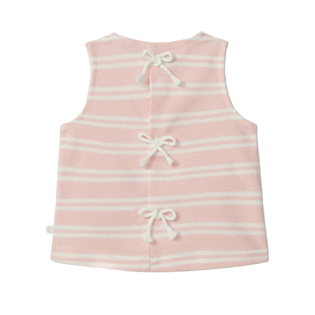 Sleeveless Top - Pink Stripe