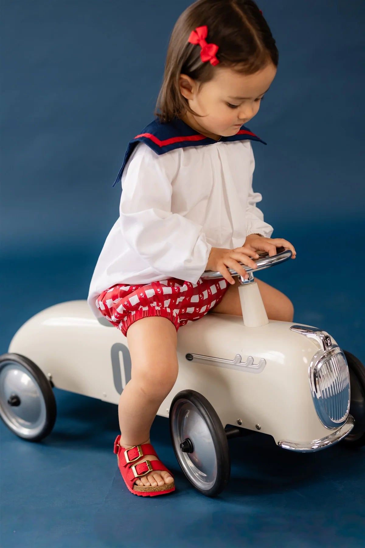 Red Gingham Bloomer - Little Harry Hampton