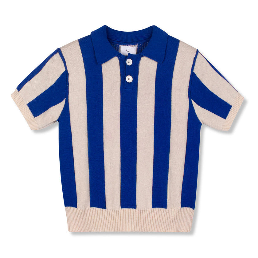 Stripes Knit Tank - Blue