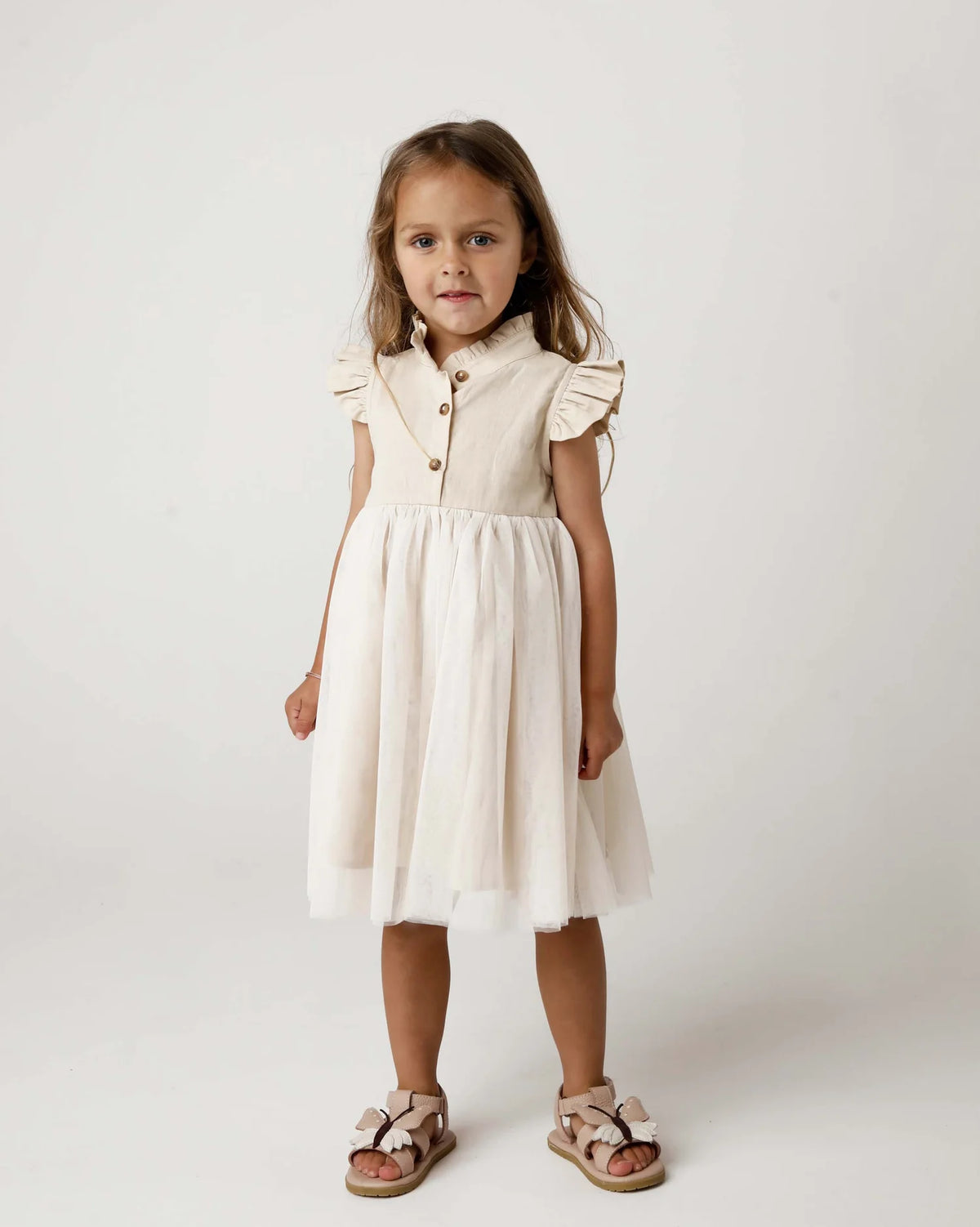 Fleurance Dress - Soft Sand