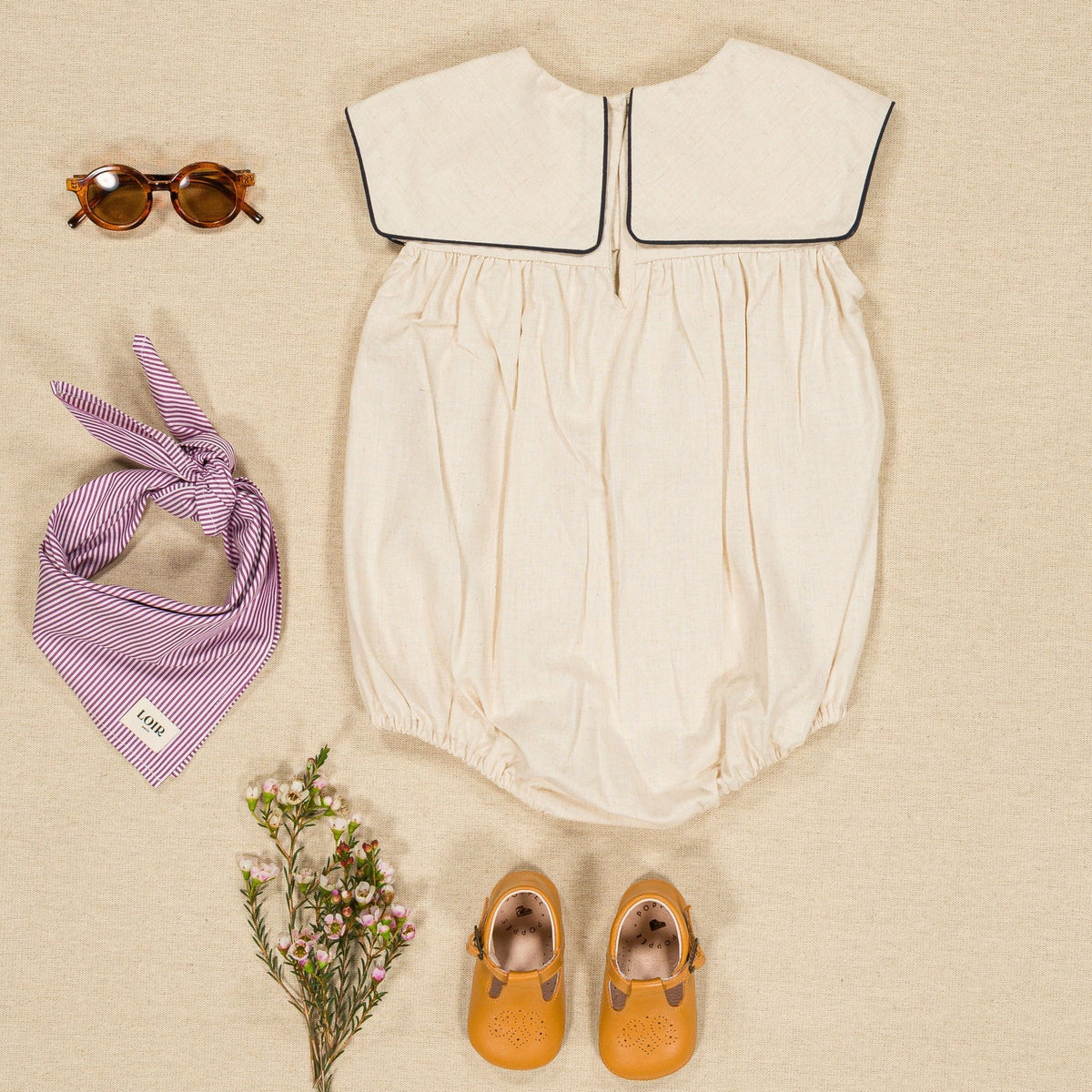 Melchior Romper - Ecru