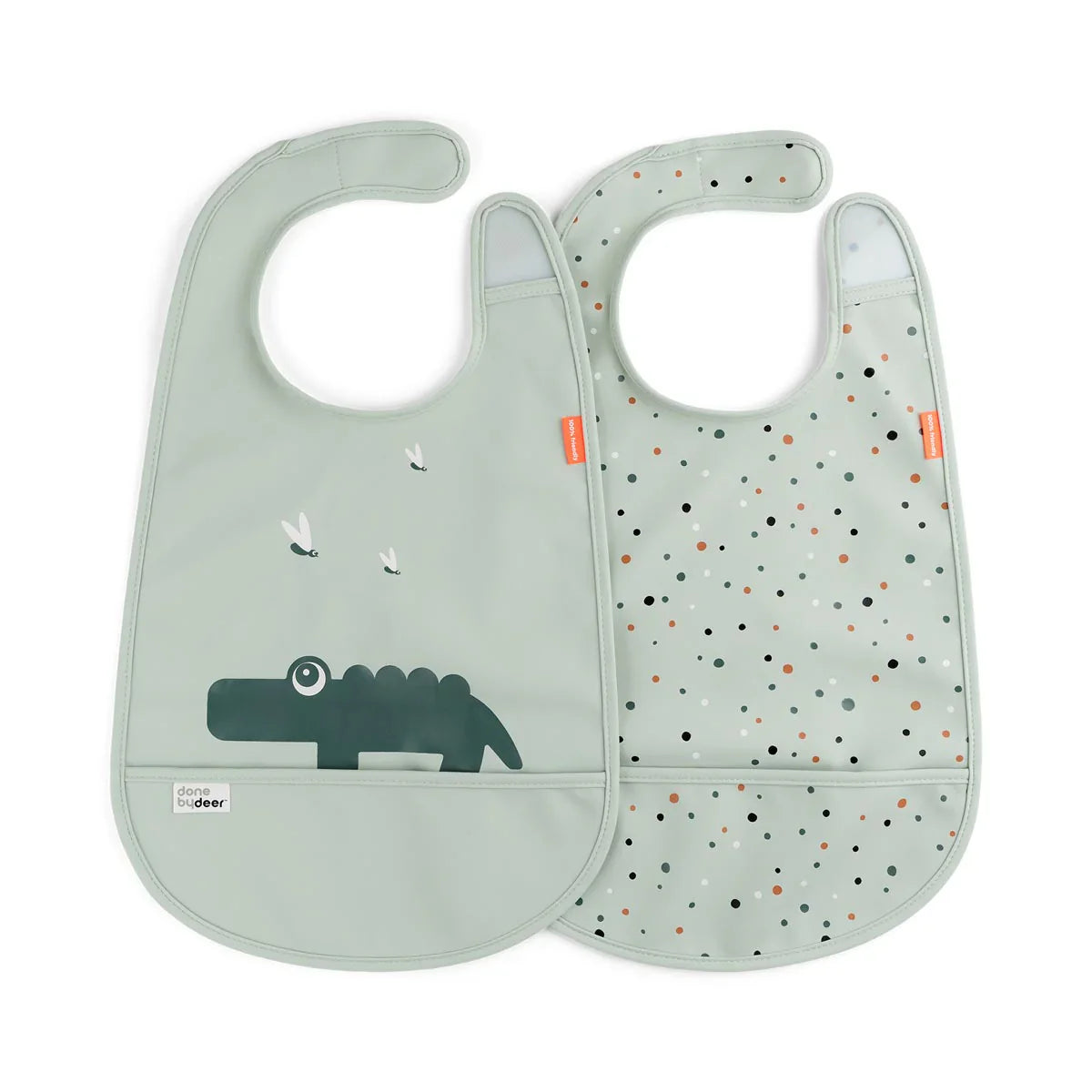 Velcro Bib - 2 Pack - Green