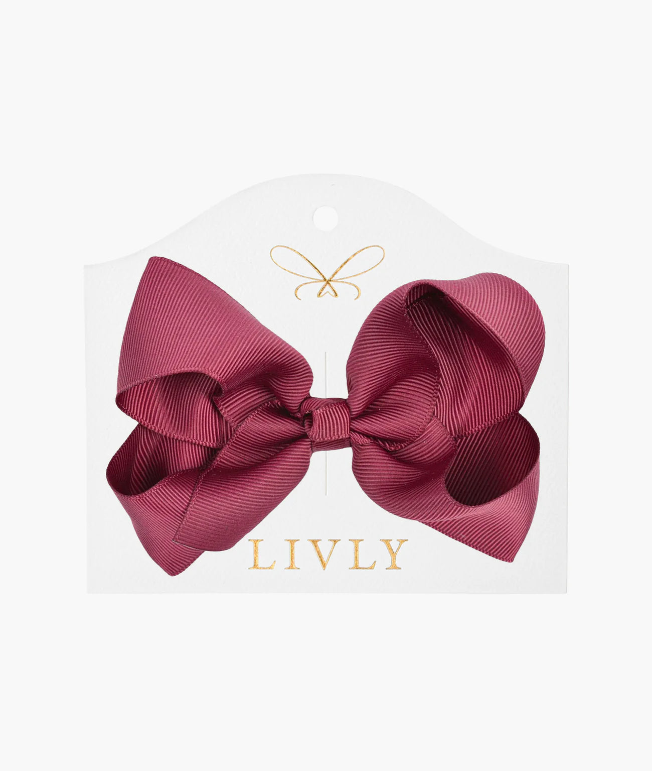 Bow - Burgundy - Large