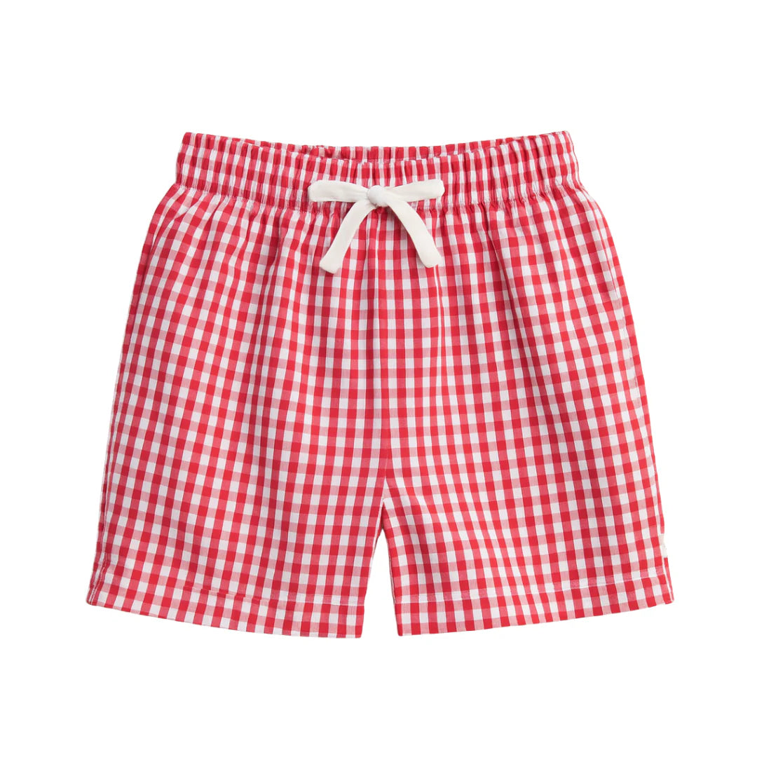 Red Plaid Shorts