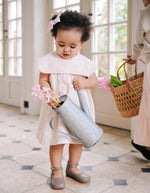 LOIR Paris Dress Colombe - Pink Stripes 12M
