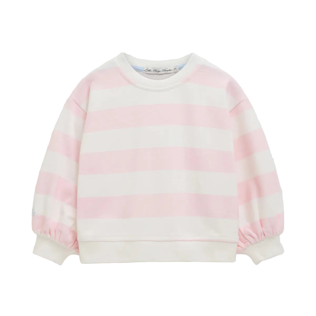 Stripe Crewneck Sweat - Pink
