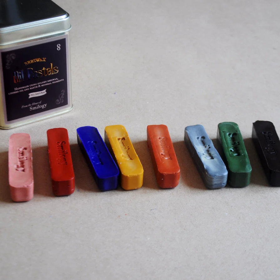 Beeswax Oil Pastels - Set of 8