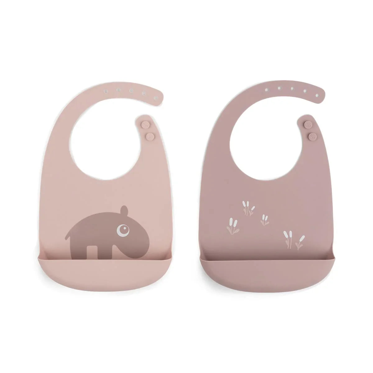 Silicone Bib - 2 Pack - Powder