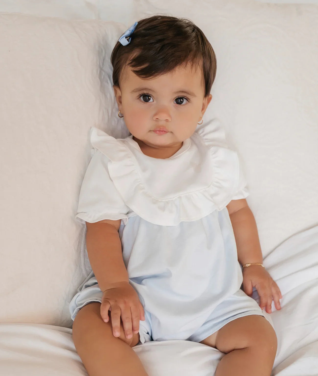 LIVLY Edith Jumpsuit Baby Baby Blue 9-12m