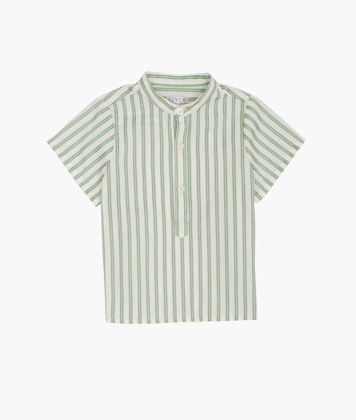 LIVLY Emil Shirt Light Green 12-18m