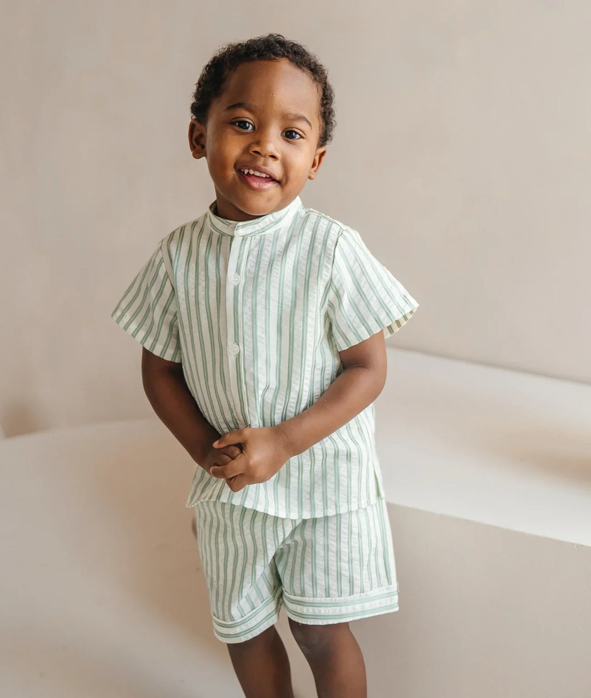 LIVLY Emil Shirt Light Green 2-3Y