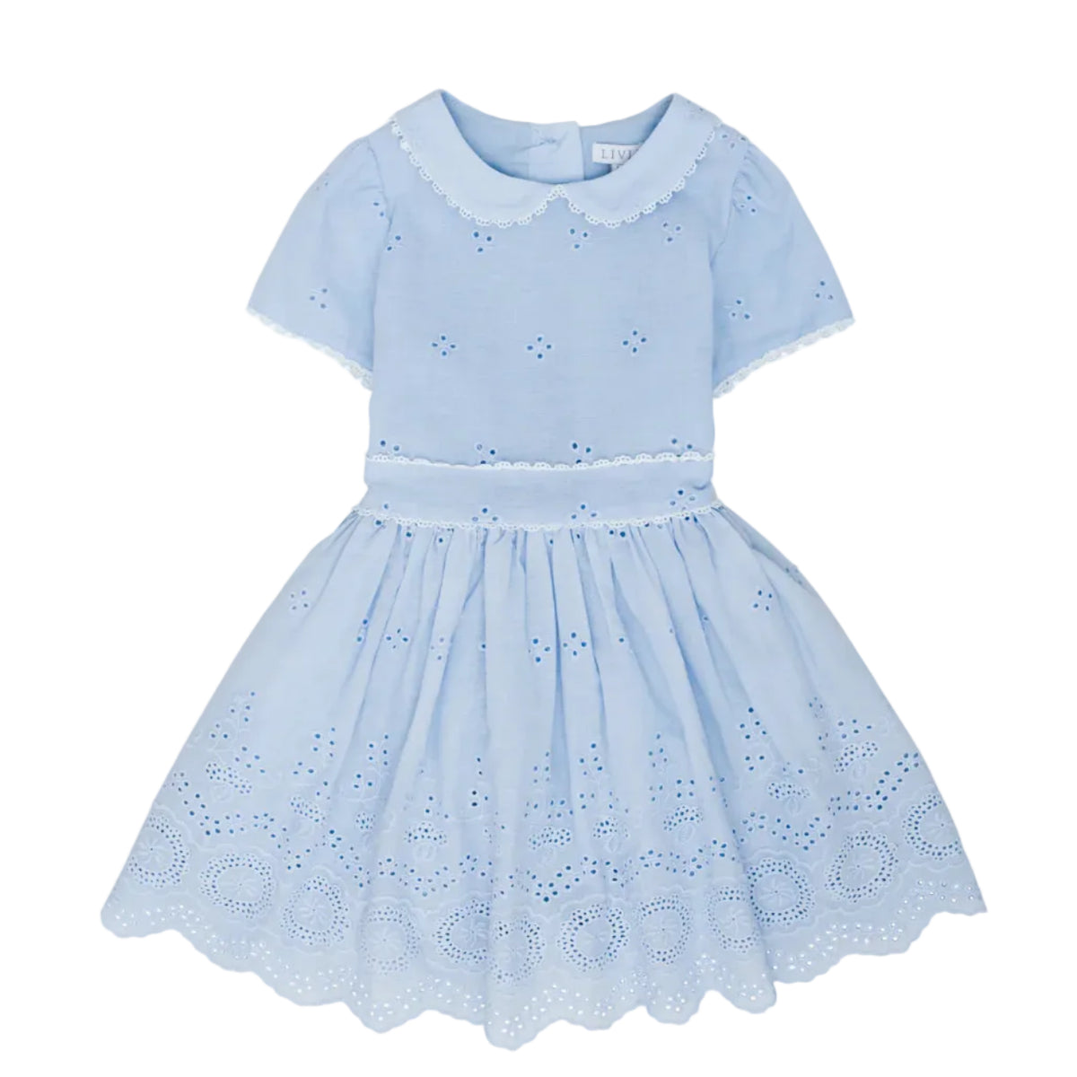 LIVLY Fanny Dress Light Light Blue 9-12m