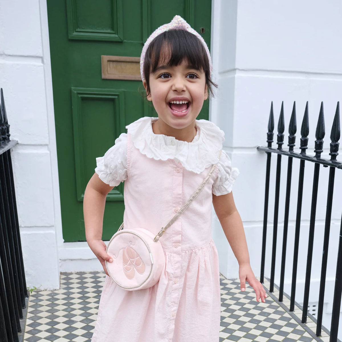 Ballet Shoes Round Purse
