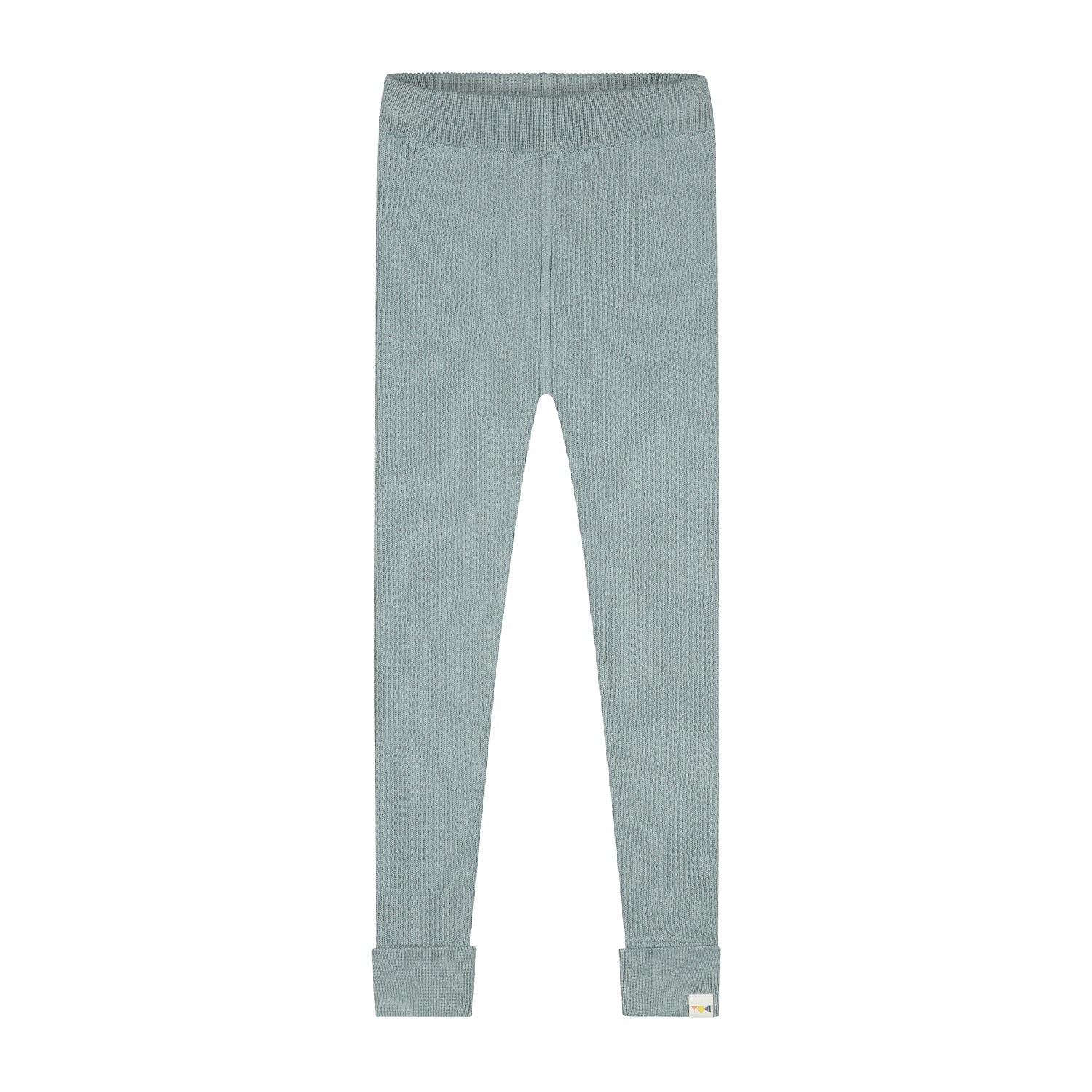 Knitted Leggings - Whale Blue