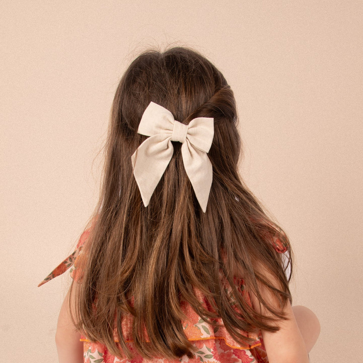 Carlotta Bow Clip - Ecru