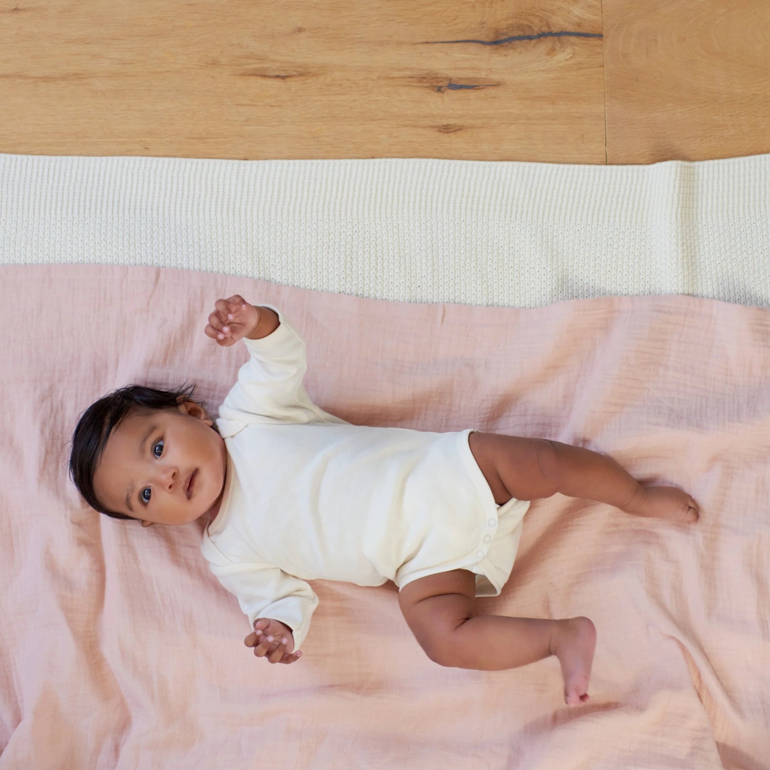 Long Sleeve Bodysuit - Natural