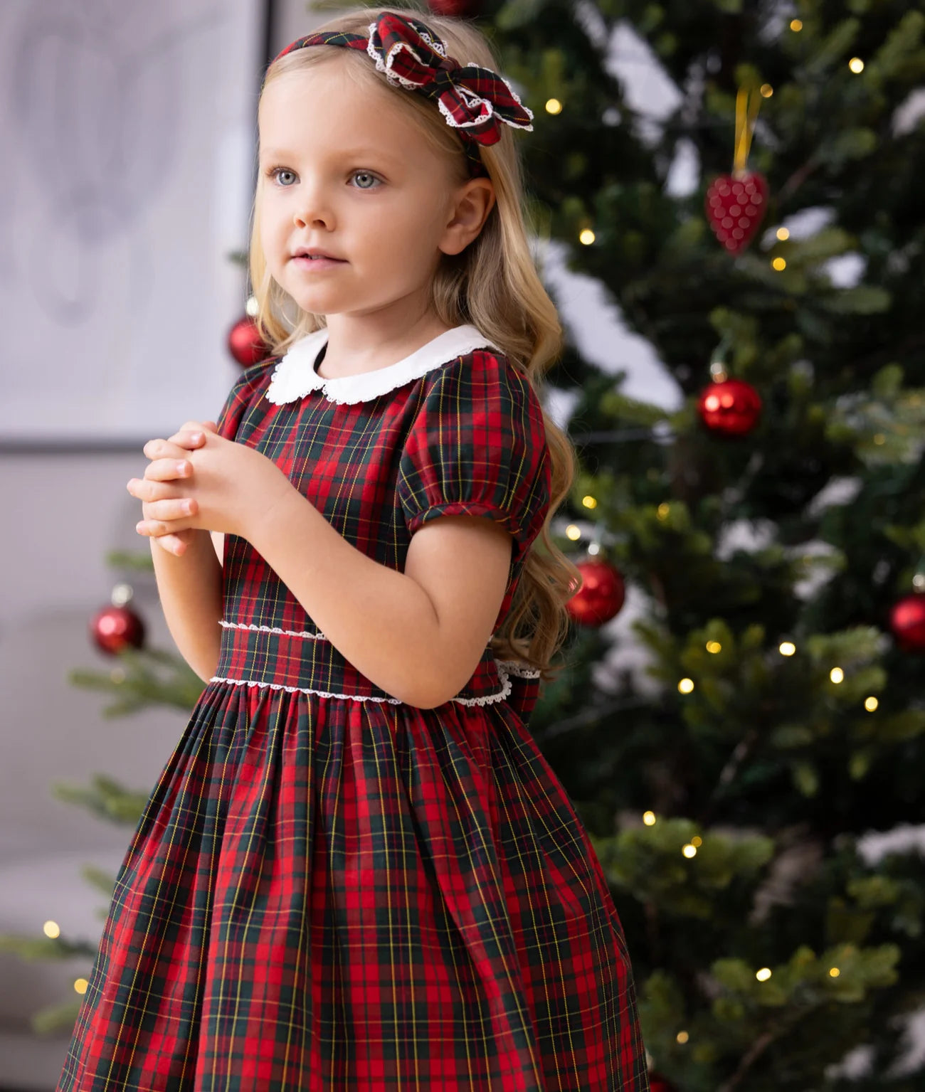 Red Plaid Dress