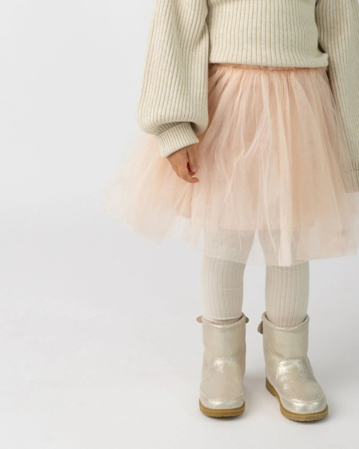 Pien Tulle Skirt - Soft Powder Metallic