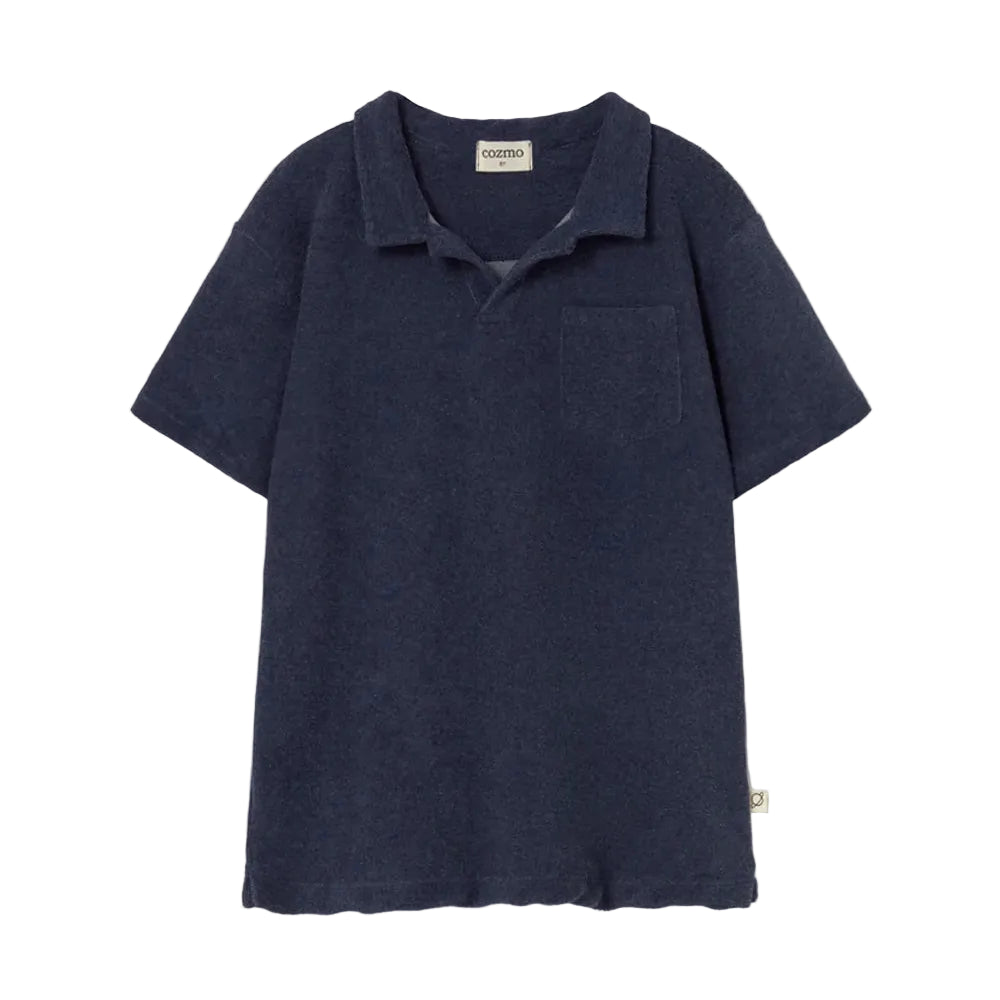Soft Terry Polo - Dark Blue