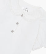 LIVLY Short Sleeve Marianne Top White 18-24m