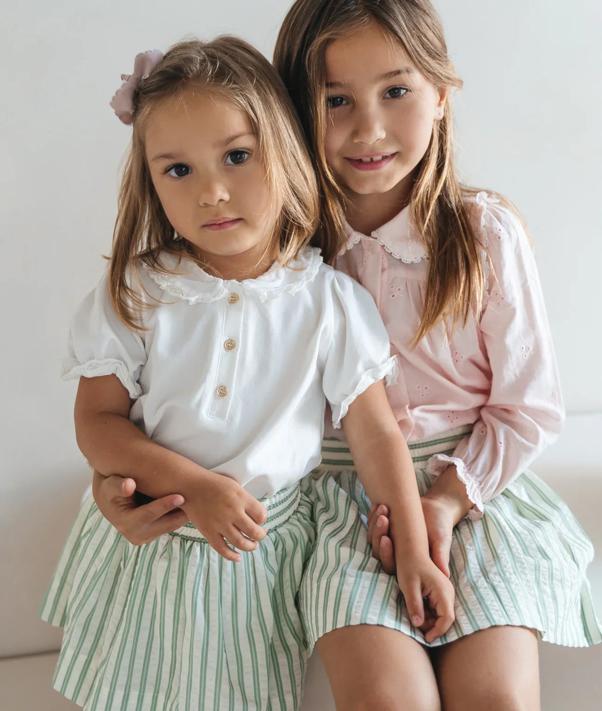 LIVLY Short Sleeve Marianne Top White 3-4Y