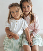 LIVLY Short Sleeve Marianne Top White 3-4Y