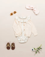 LOIR Paris Romper Marthe - Flower Plumetis 6M