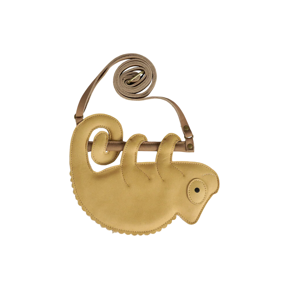 Yellow Chameleon Purse