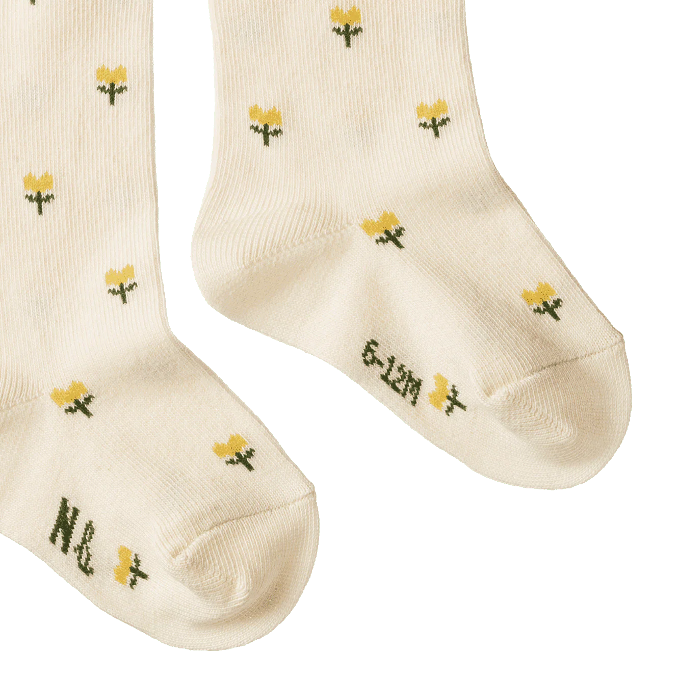Organic Cotton Socks - Tulips