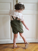 LOIR Paris Bloomer Olive - Green Cotton 12M