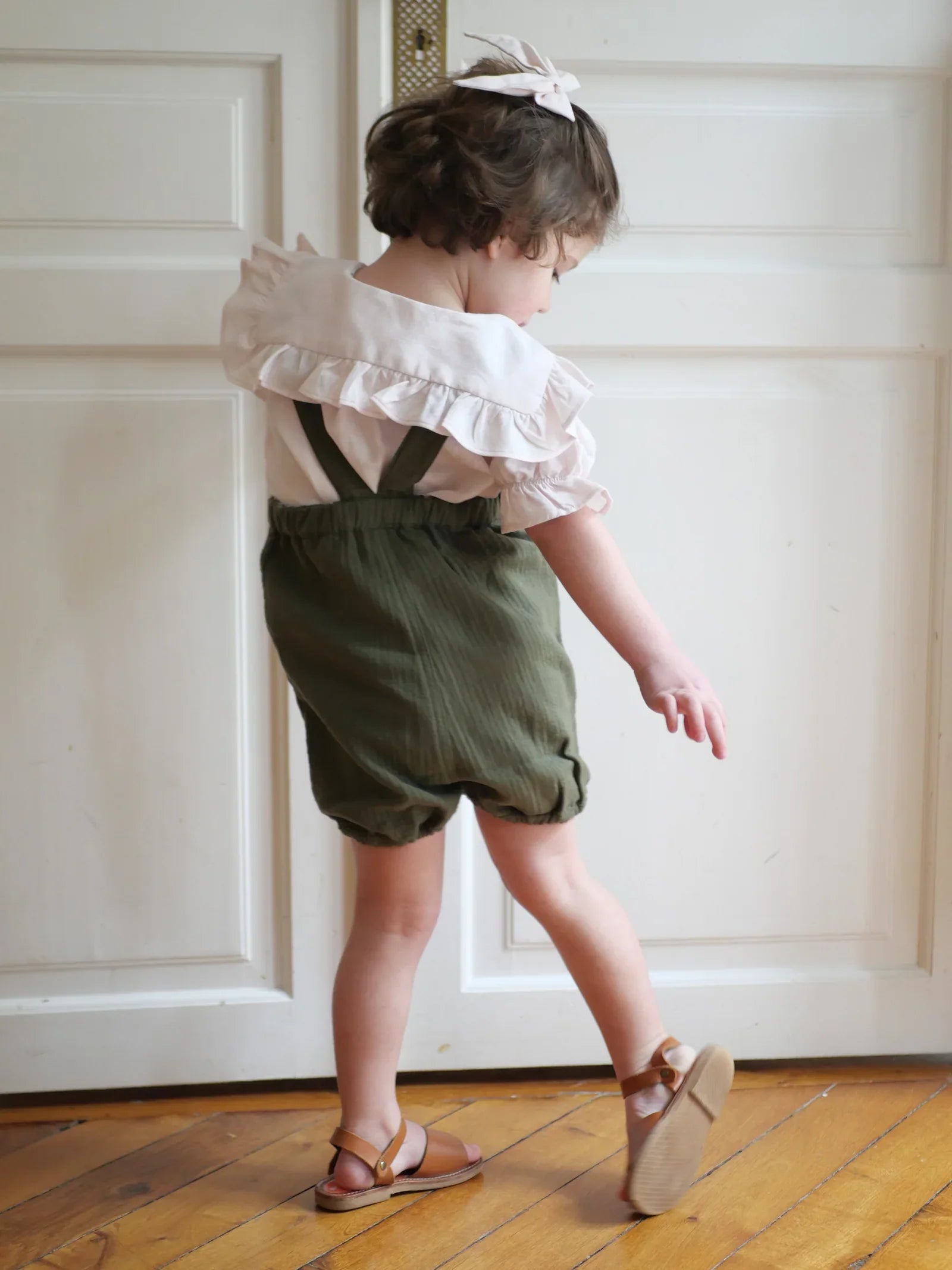 LOIR Paris Bloomer Olive - Green Cotton 12M