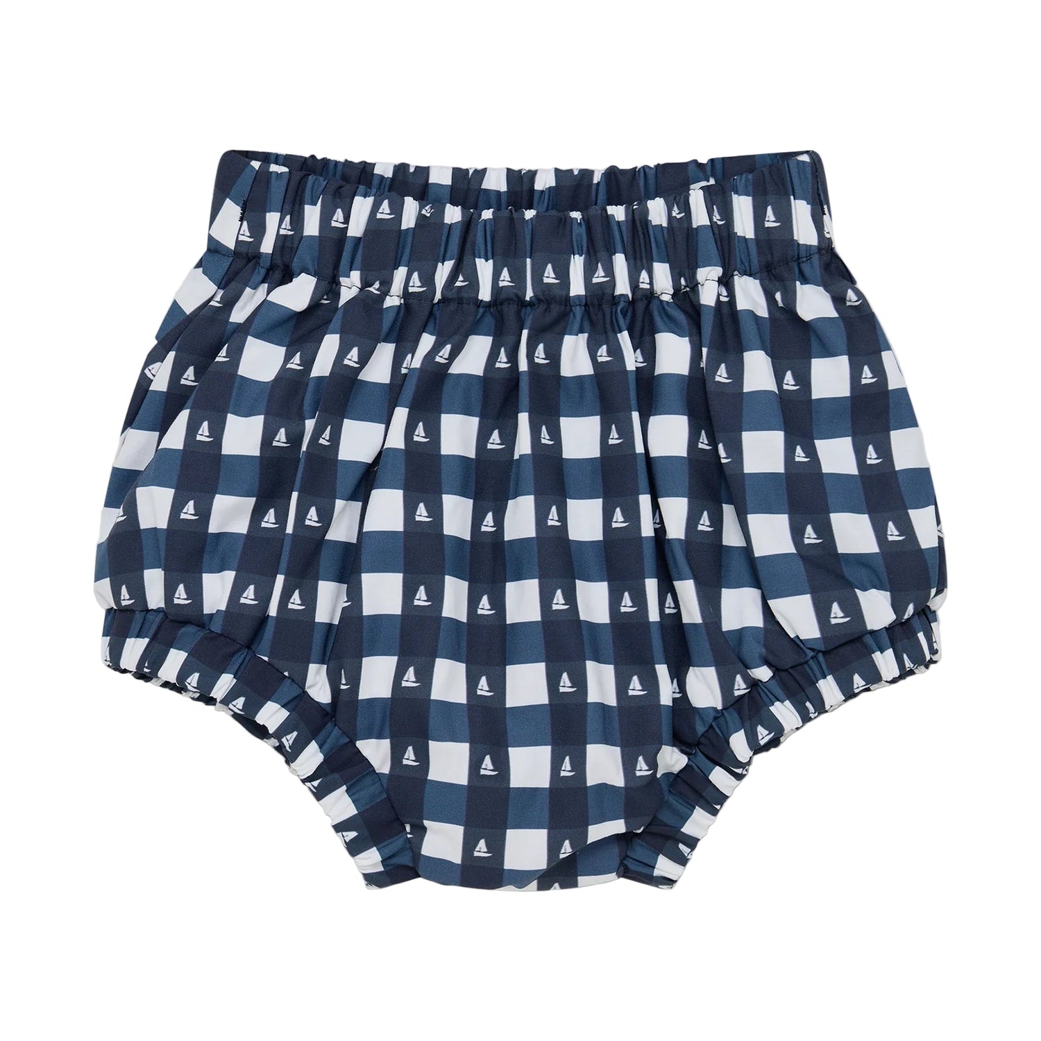 Navy Gingham Bloomer - Little Harry Hampton