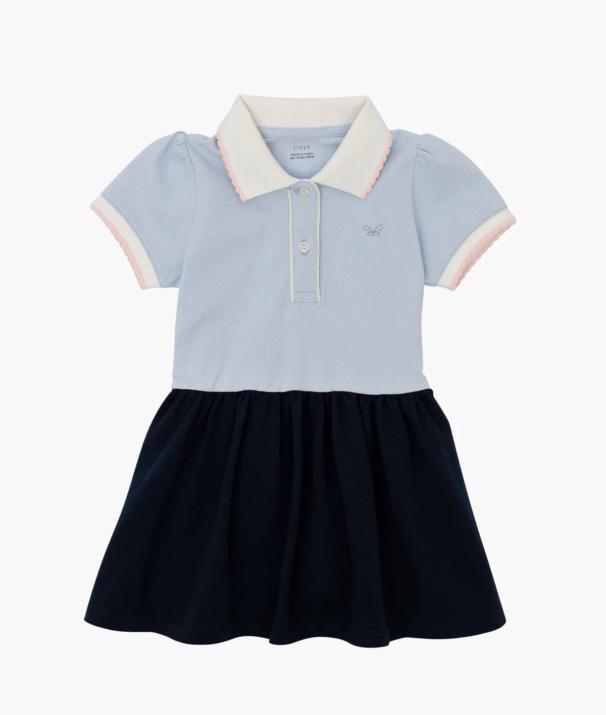 LIVLY Pike Polo Dress Navy 9-12m