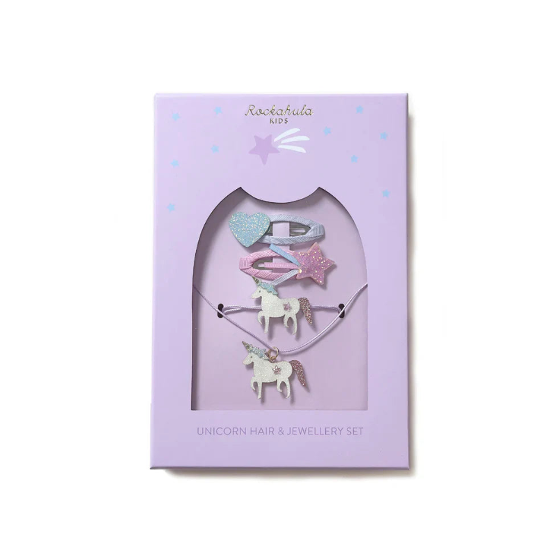 Rockahula Unicorn Hair & Jewellery Set