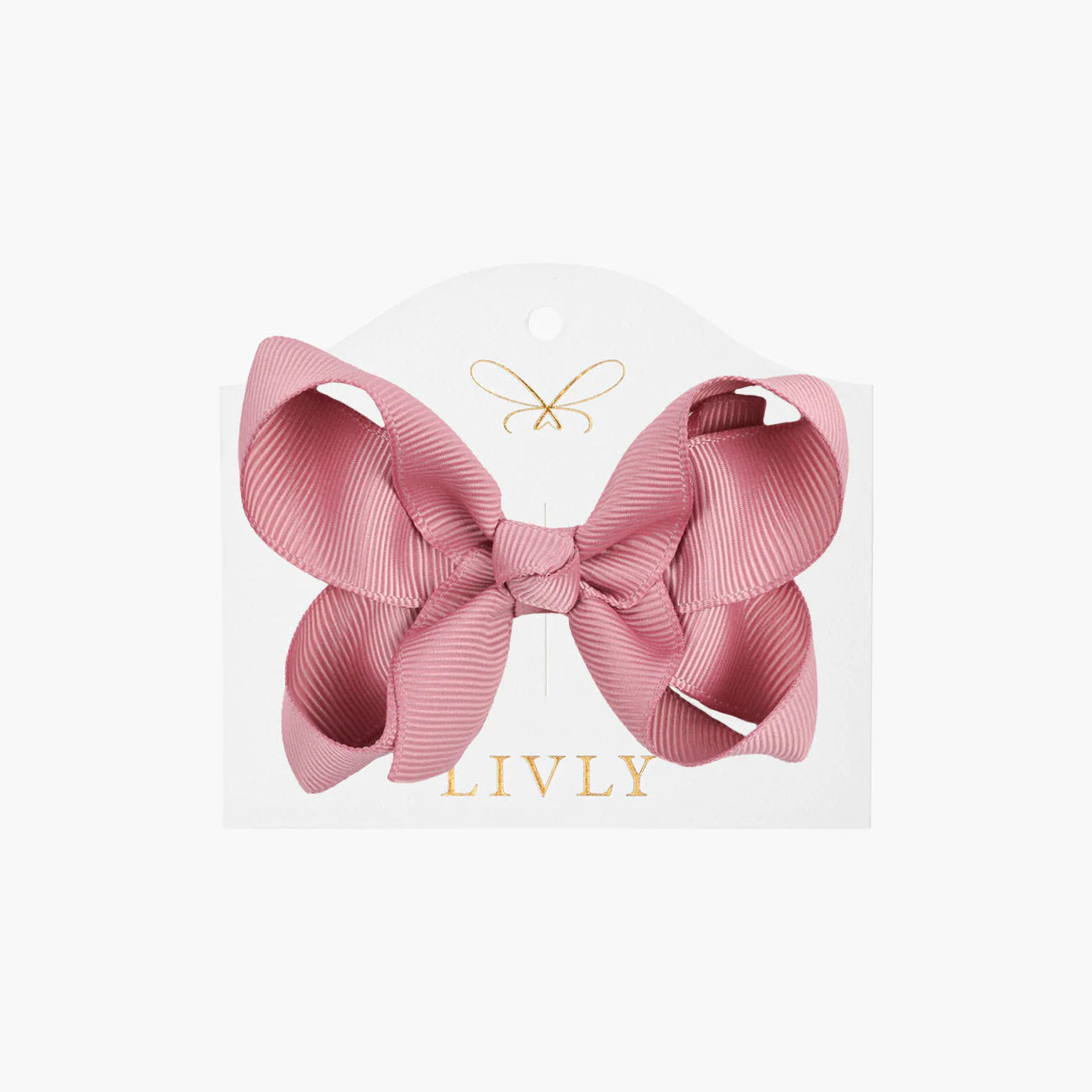 Bow - Rosy Mauve - Medium