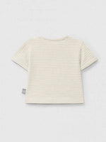 SNUG Striped T-Shirt — Natural - 6M