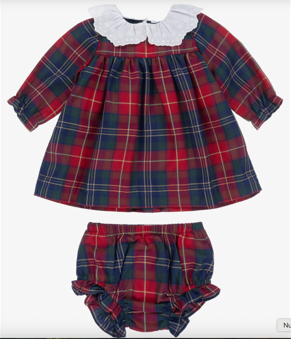 Christmas dress with bloomers
