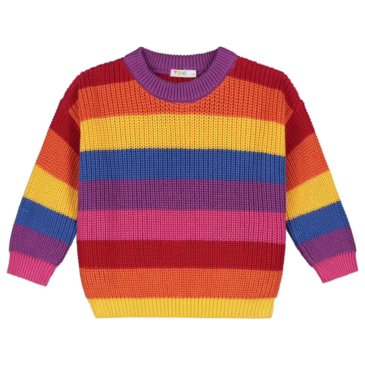 Knitted Jumper - Rainbow Glow