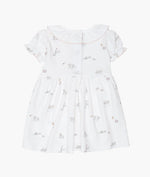 LIVLY Swans Ruffled Collar Dress White 9-12m