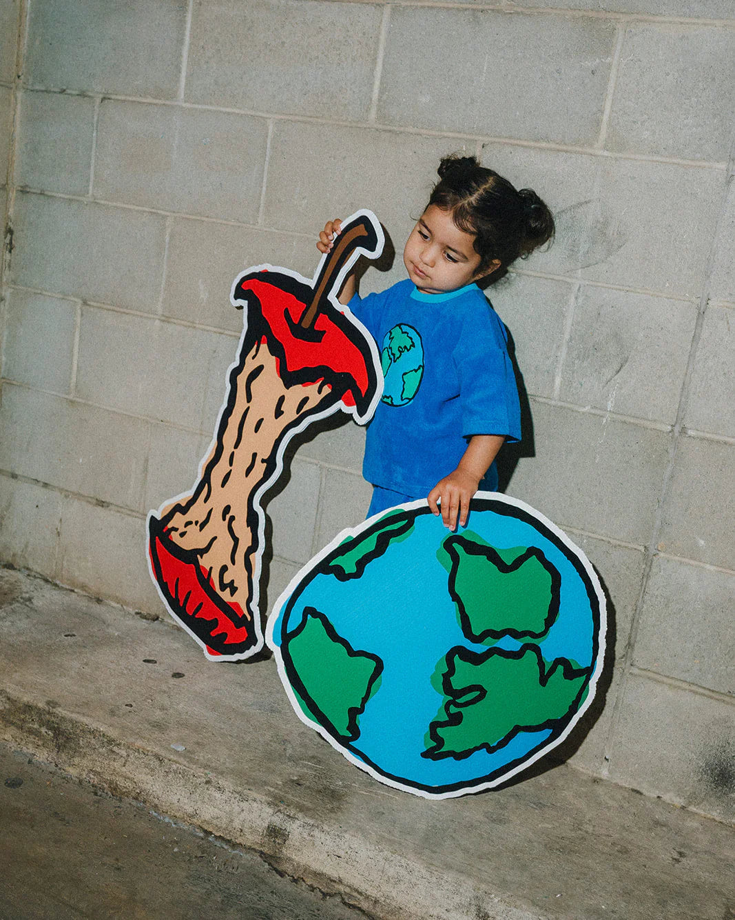 Tiny Allies BJT Terry Globe Tee 4-5