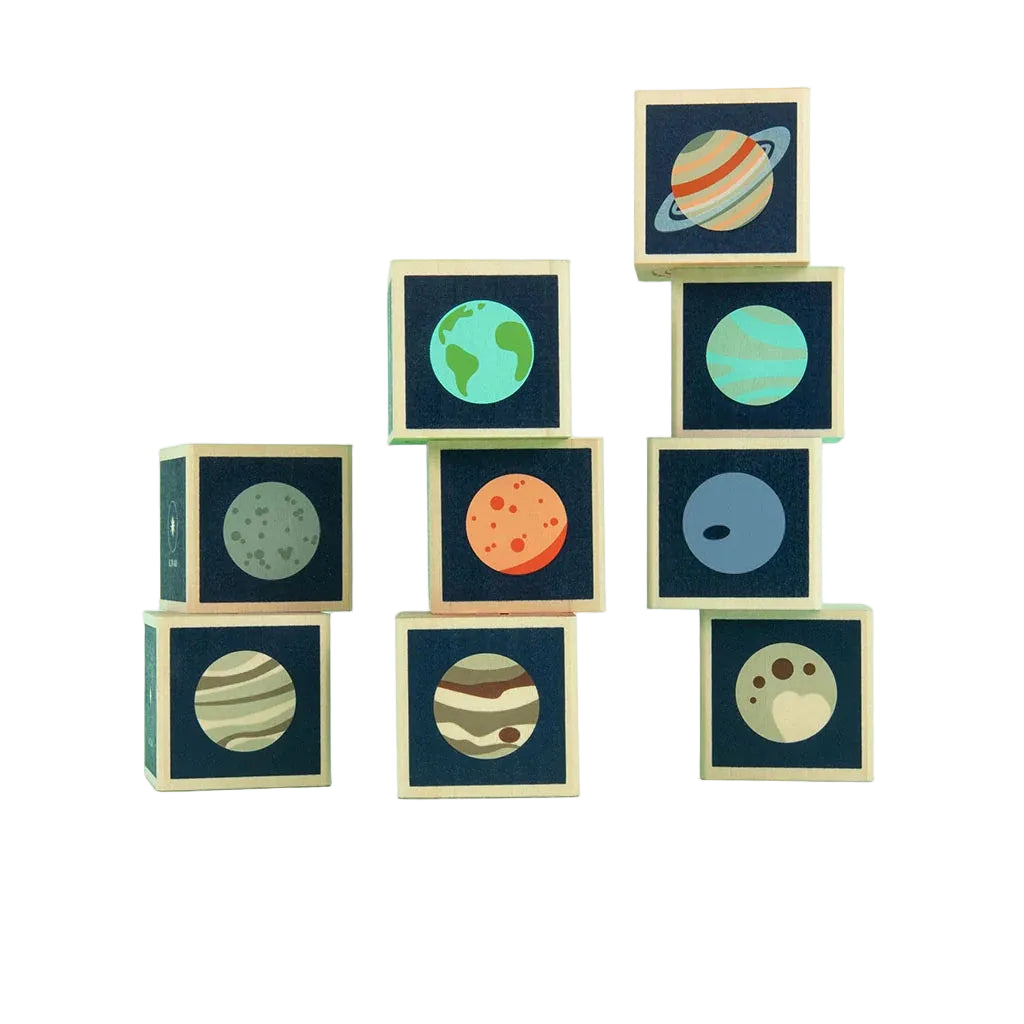 Solar System Wooden Blocks