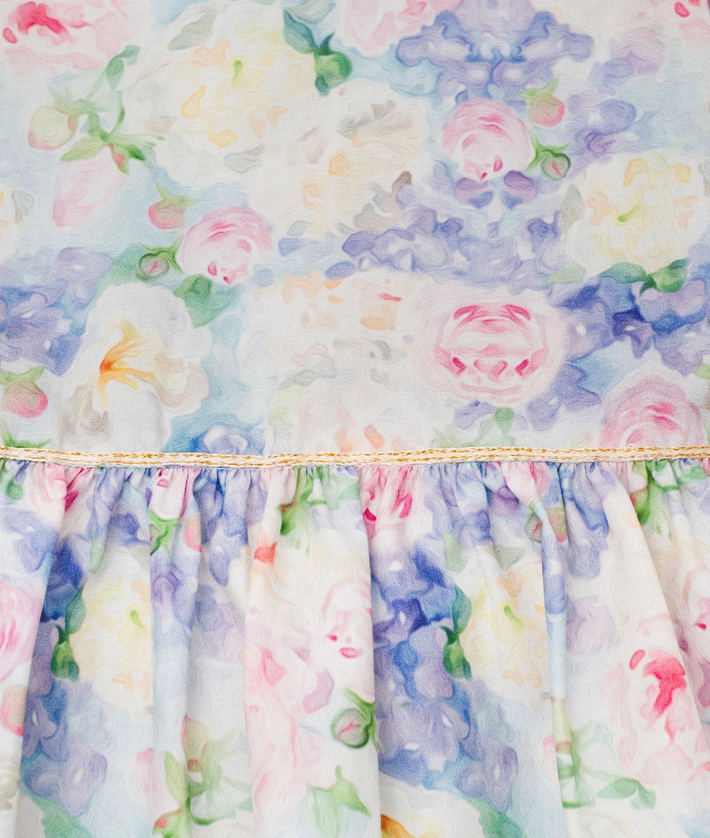 LIVLY Watercolor Floral Sandy Dress Purple 18-24m