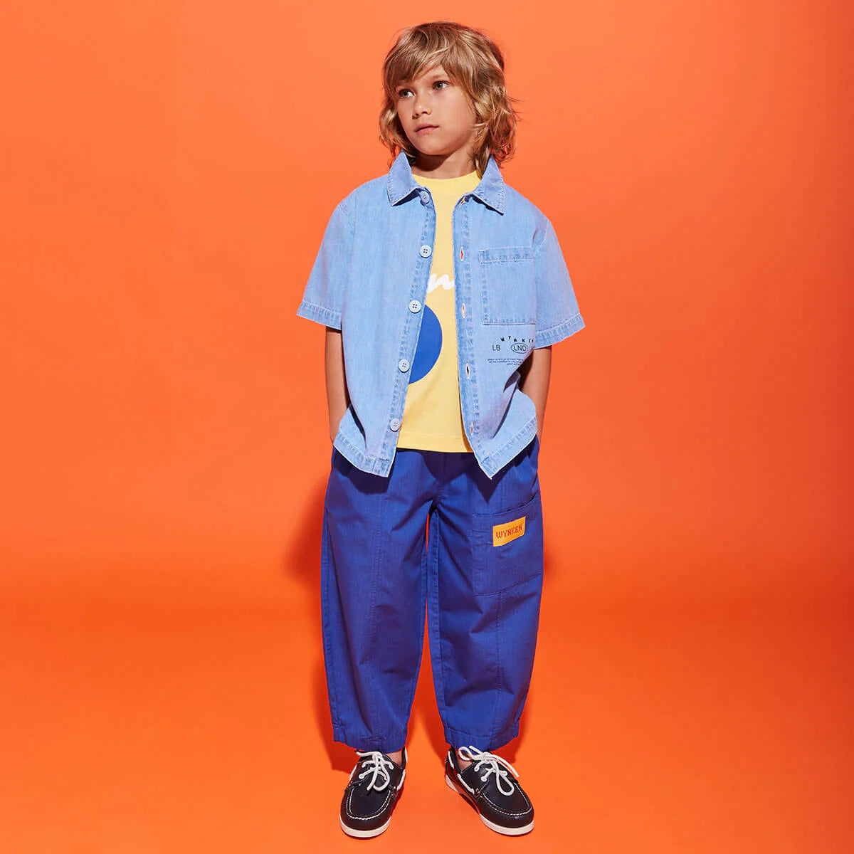 Bonjour Trouser - Artists Blue
